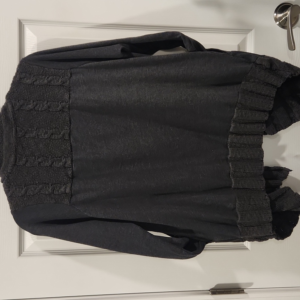 Lucky Brand Women's Cardigan - Charcoal Gray - Picture 7 of 13